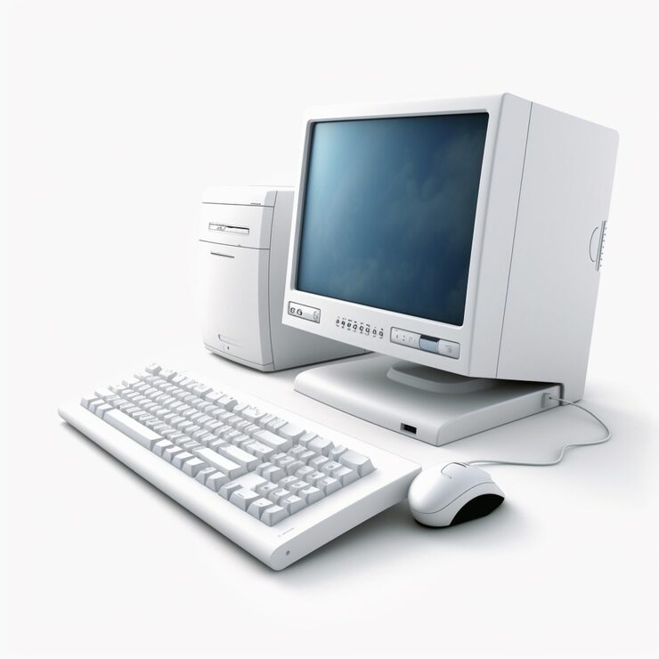 Computer and keyboard