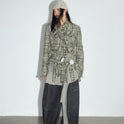Artists Deconstructed Fringed Raw-edged Chanel-style Jacket