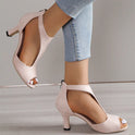 Back Zipper Outdoor Sandals
