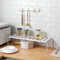 Telescopic Kitchen Storage Rack | Adjustable Floor-Standing Organizer — Japanese Style