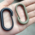 Plastic Oval Hanging Buckle Carabiner Hanging DIY Accessories Backpack Accessories