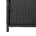 Garden Cabinet 55x Poly Rattan