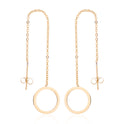 Vintage Metal Tassel Earrings
