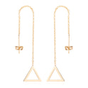 Vintage Metal Tassel Earrings