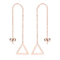 Vintage Metal Tassel Earrings