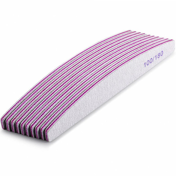 Grey Sand Nail File Polishing Strips for All Skin Types