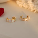 Metal Shell Earrings