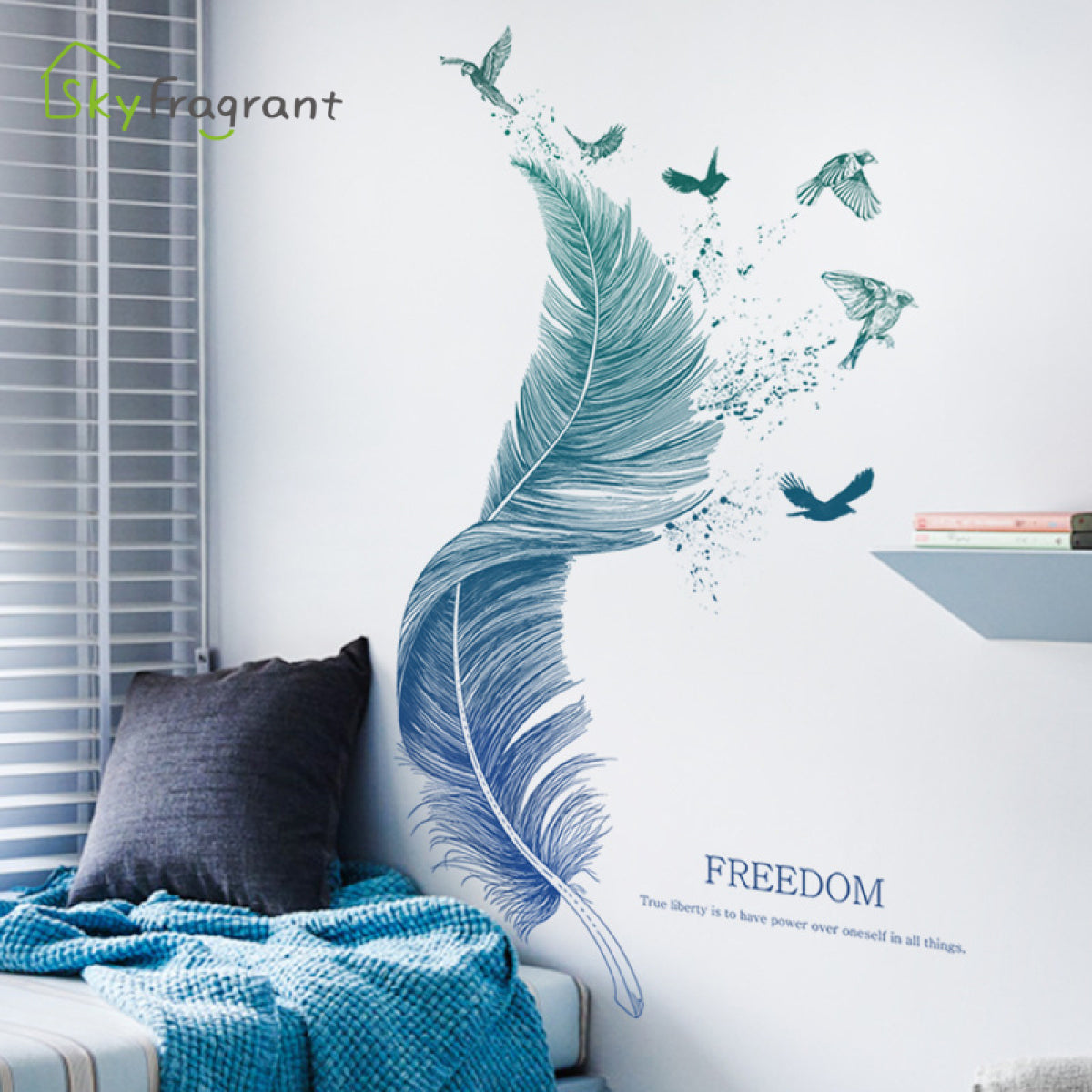Bedroom Luxury Wall Light Sticker | 3D LED Decorative Wall Decal — Modern Home Decor