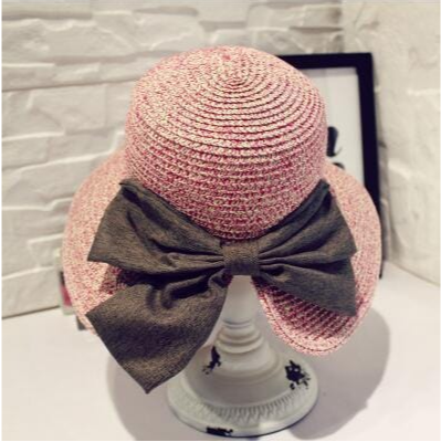 Big Bow Split Sunshade Hat