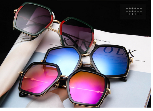 Fashionable Polygonal Sunglasses