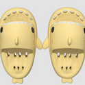 Shark Slippers Shower Shoes