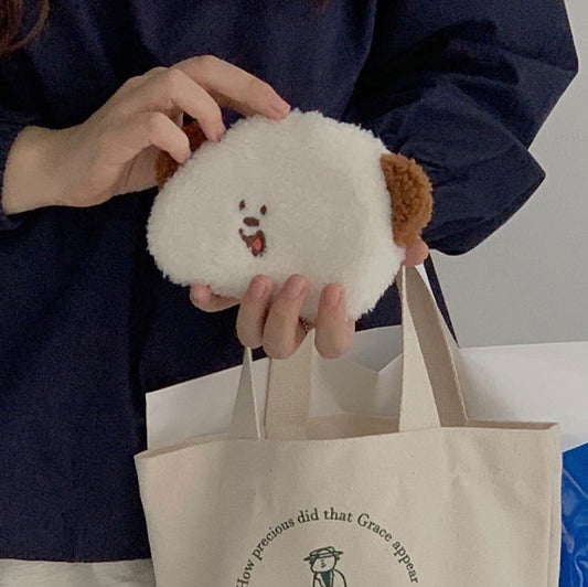 Plush Puppy purse Document Bag