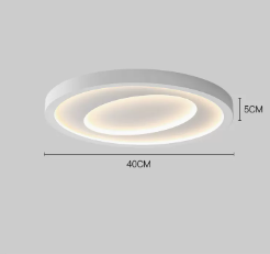 Bedroom LED Ceiling Light | Modern Flush Mount Chandelier — Dimmable Living Room Lamp