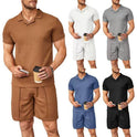 Waffle style casual sport men's suit