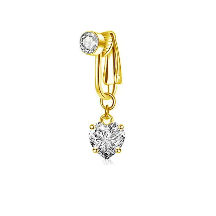 Punch-Free Navel Stud Clip