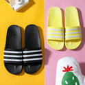 White Stripes Slippers