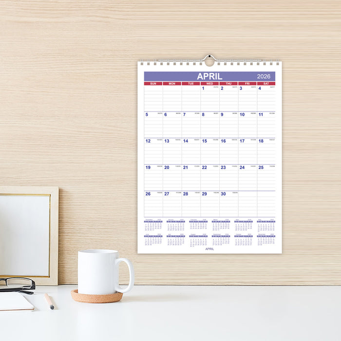 2026 Italian Minimalist Wall Calendar Monthly Planner