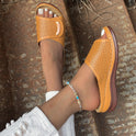 Hollow Velcro Design Sandals