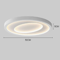 Bedroom LED Ceiling Light | Modern Flush Mount Chandelier — Dimmable Living Room Lamp