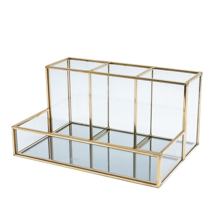 Desktop Glass Perfume Storage Box