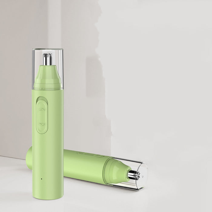 2-in-1 Electric Nose Hair & Eyebrow Trimmer USB Rechargeable