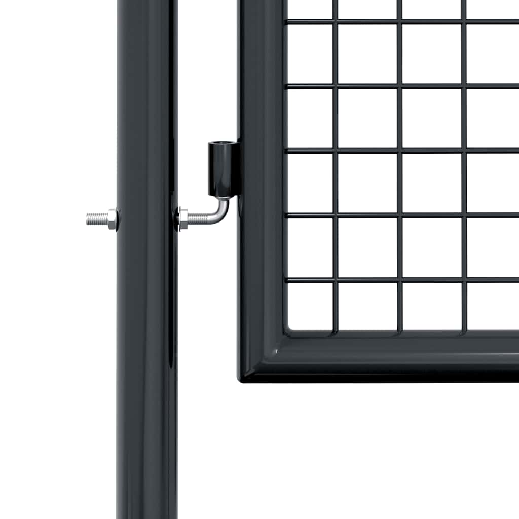 Galvanized Mesh Garden Gate
