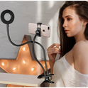 LED Selfie Ring Light for Live Adjustable Makeup Light-8cm Stand