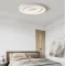 Bedroom LED Ceiling Light | Modern Flush Mount Chandelier — Dimmable Living Room Lamp