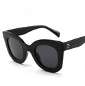 flat lens polygonal sunglasses
