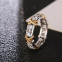 Women's Gold Plated Zircon Ring