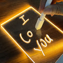 Creative LED Note Board Night Light | USB Message Board with Pen — Holiday Gift