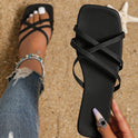 Women Strap-cross Sandals