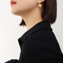 Stainless Steel Flower Earrings