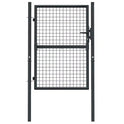 Galvanized Mesh Garden Gate