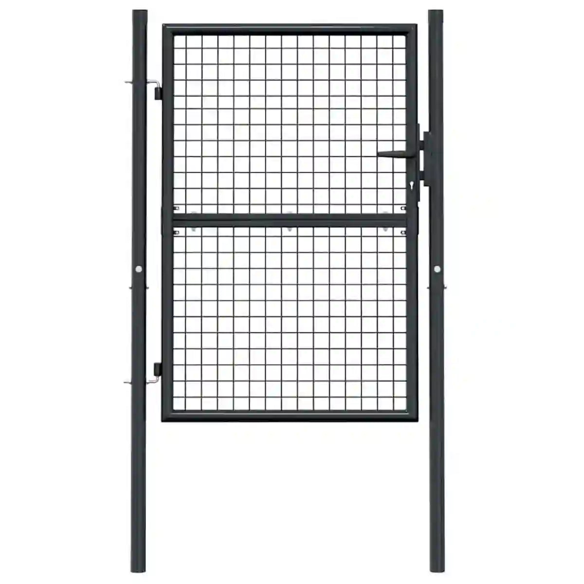 Galvanized Mesh Garden Gate