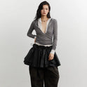 Lace-trimmed Relaxed-fit Thin Base Layer