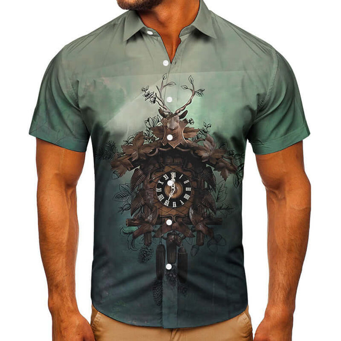 Fashionable Men's 3D Digital Print T-shirt