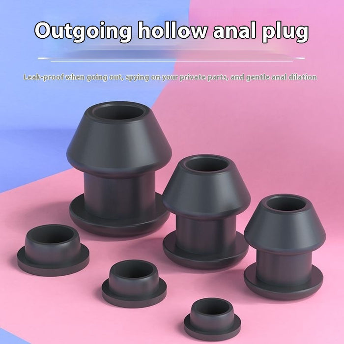 Silicone Hollow Butt Plug G-spotplug Device Products Hollow Out