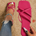 Women Strap-cross Sandals