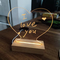 Creative LED Note Board Night Light | USB Message Board with Pen — Holiday Gift