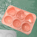 Rose Heart shaped Ice Lattice