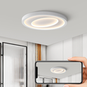 Bedroom LED Ceiling Light | Modern Flush Mount Chandelier — Dimmable Living Room Lamp