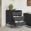 Garden Cabinet 55x Poly Rattan