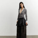 Lace-trimmed Relaxed-fit Thin Base Layer