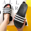 White Stripes Slippers