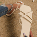 Women Strap-cross Sandals