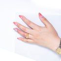Real Gold Plating Twist Ins Ring
