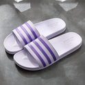 White Stripes Slippers