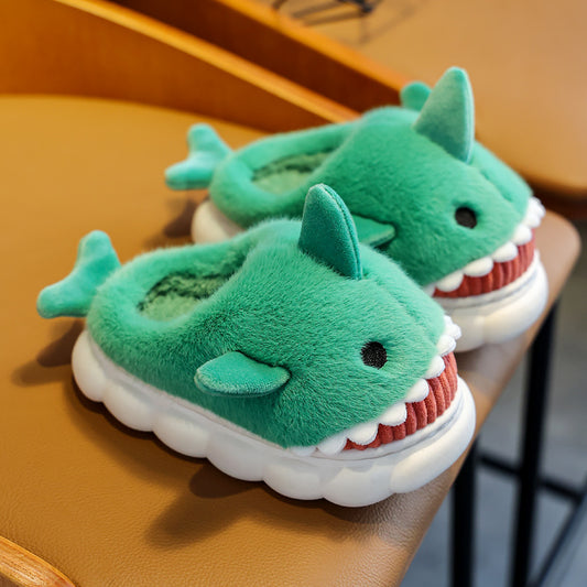 Thick Bottom Parent-child Cotton Shoes