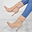 Pointed Toe Stiletto Heel Boots
